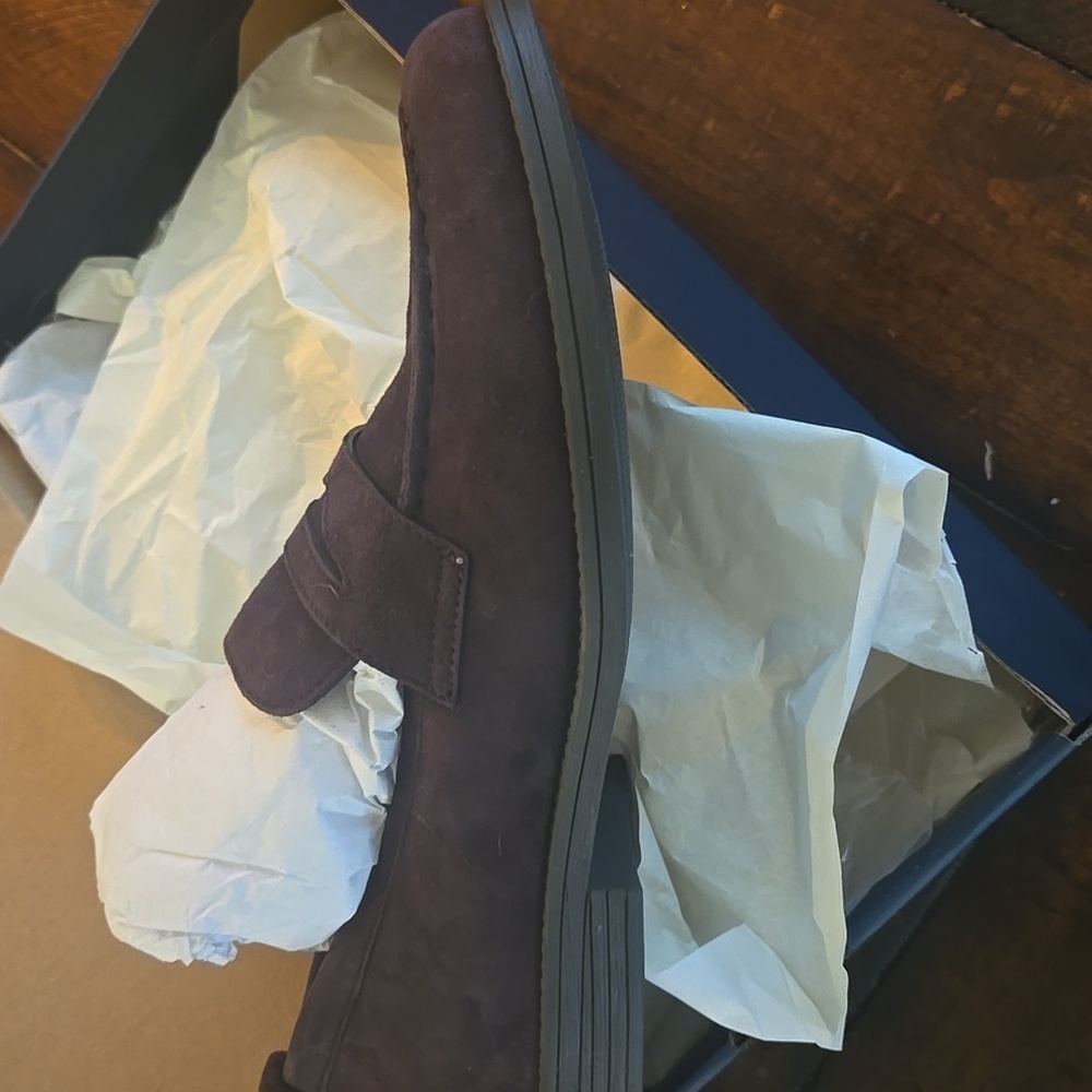 Womens Cole Haan Sassi Penny Loafer Choco Sz 7 New In Box - Picture 6 of 7